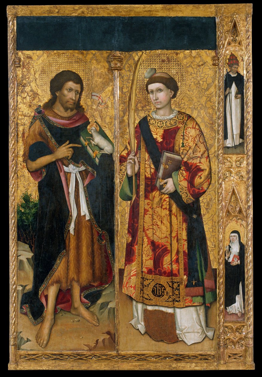 Saint Jean-Baptiste et Saint Étienne - Master of Saint John and Saint Stephen