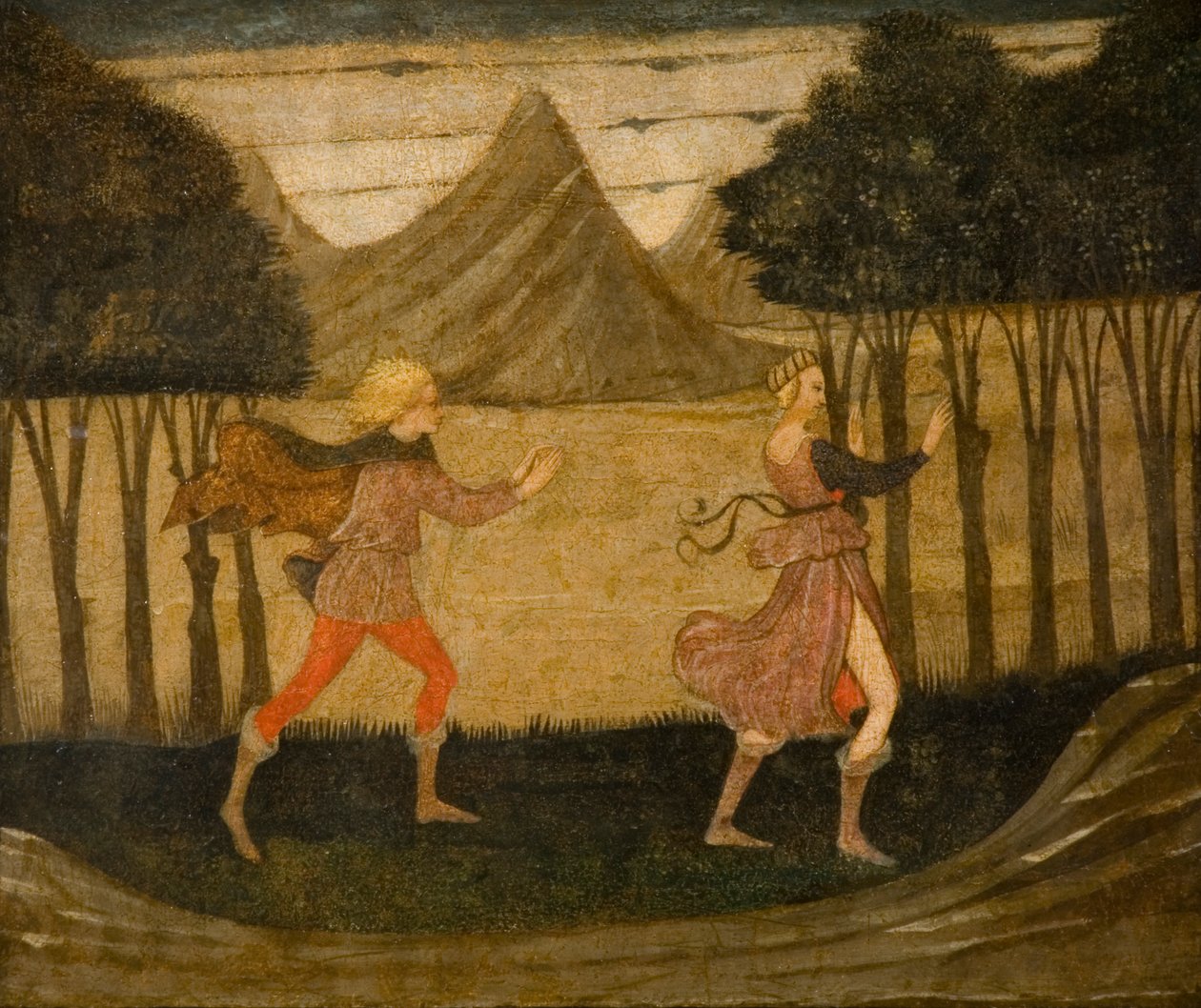Daphné poursuivie par Apollon - Master of the Judgement of Paris