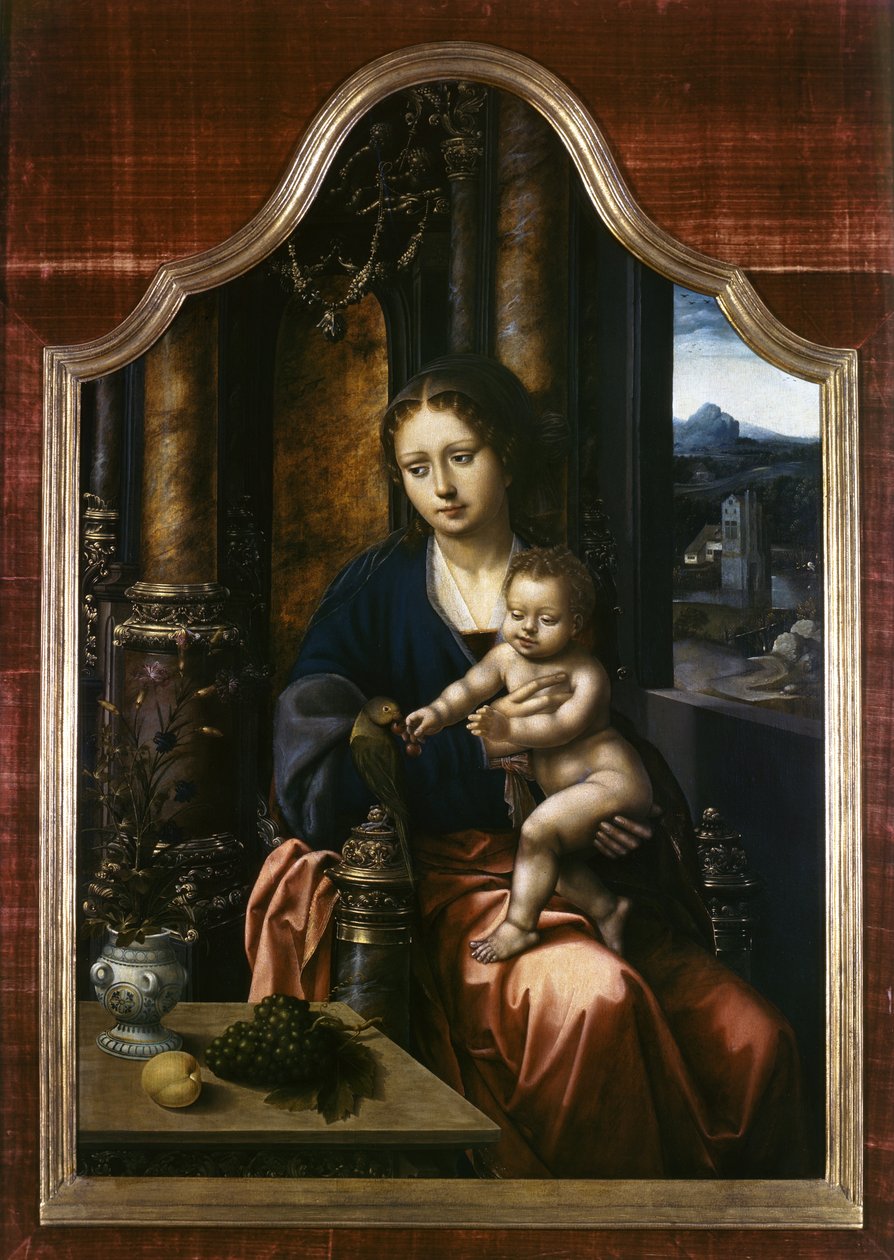 Madone et Enfant, vers 1520-30 - Master of the Parrot
