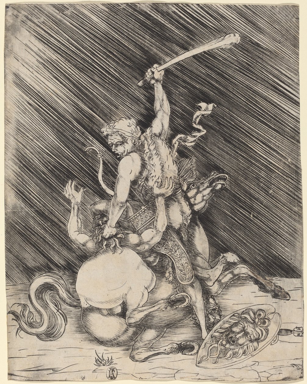 Hercule et Cacus - Master of 1515