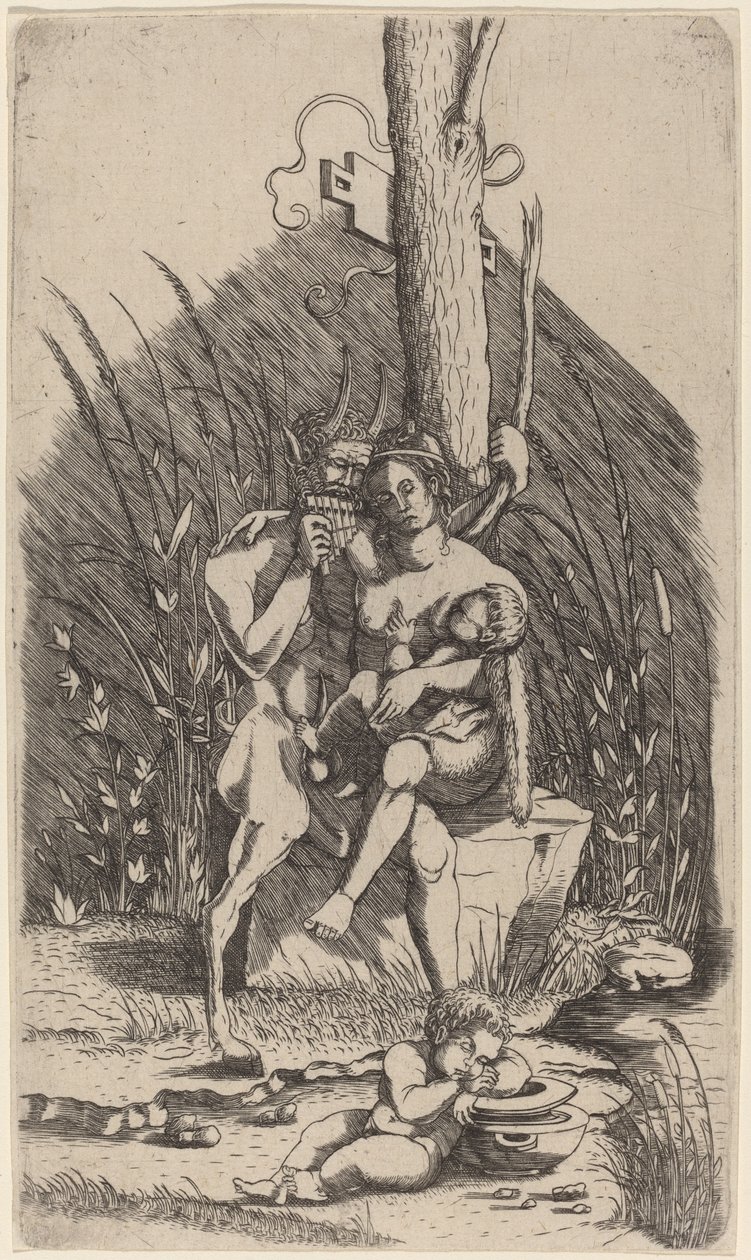 Famille de satyre - Master of 1515