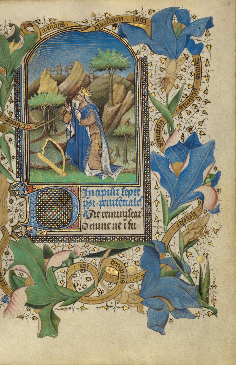 David en prière - Master of Guillebert de Mets