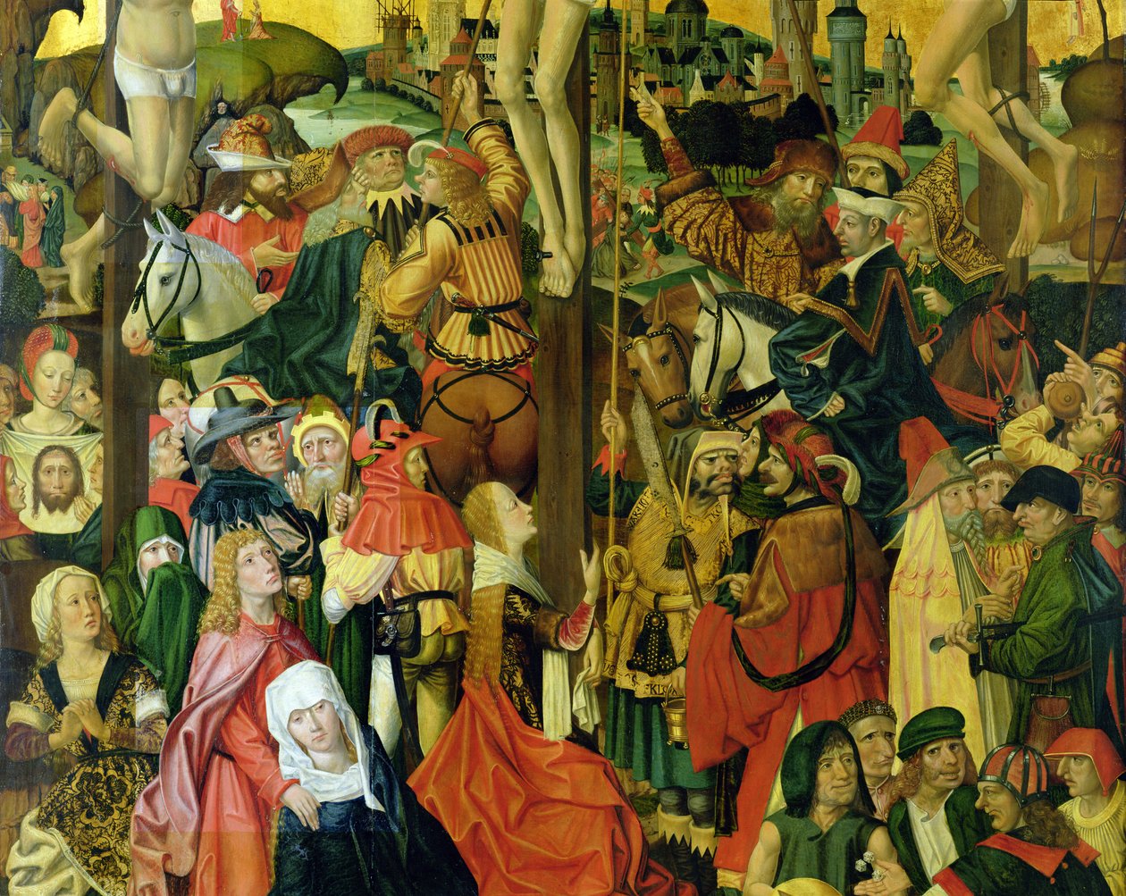 La Crucifixion, vers 1500 (détail) - Master of Hamburg