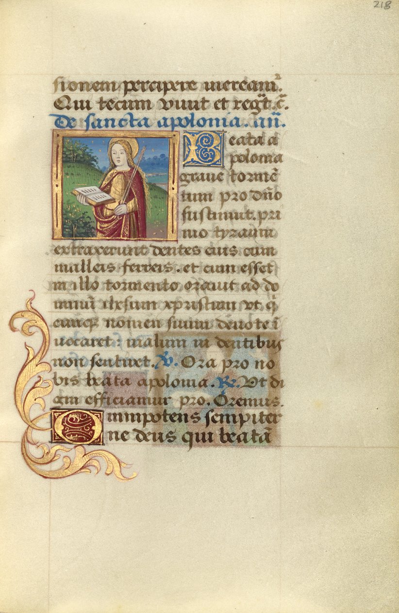 Sainte Apollonie - Master of Jacques de Besançon