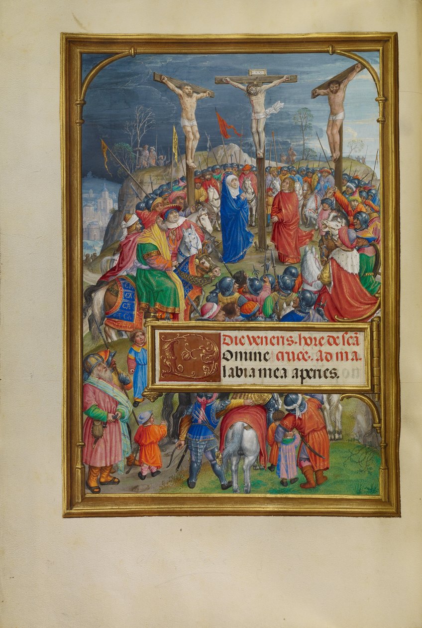 La crucifixion - Master of James IV of Scotland
