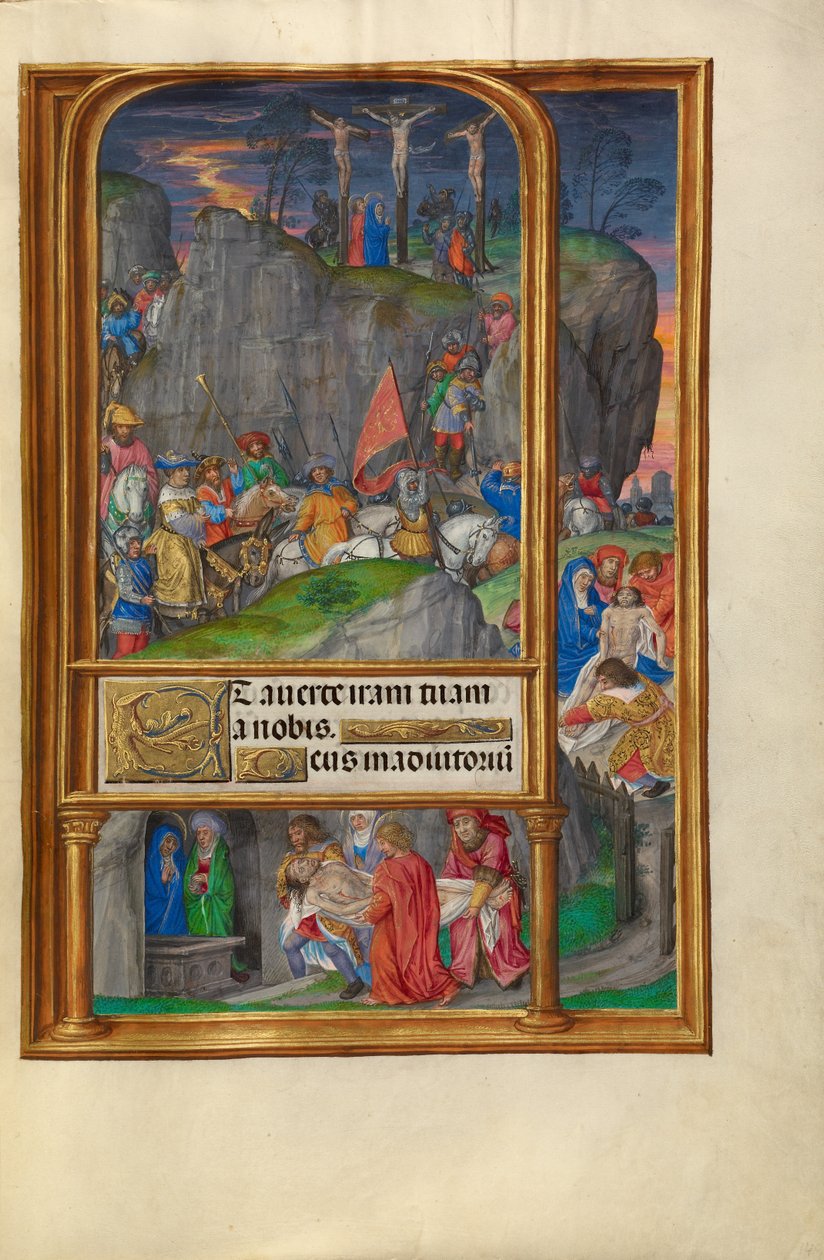 La crucifixion - Master of James IV of Scotland
