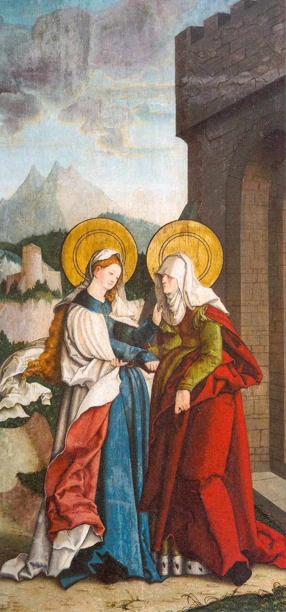 French : La visite de la Visitation - Master of Messkirch