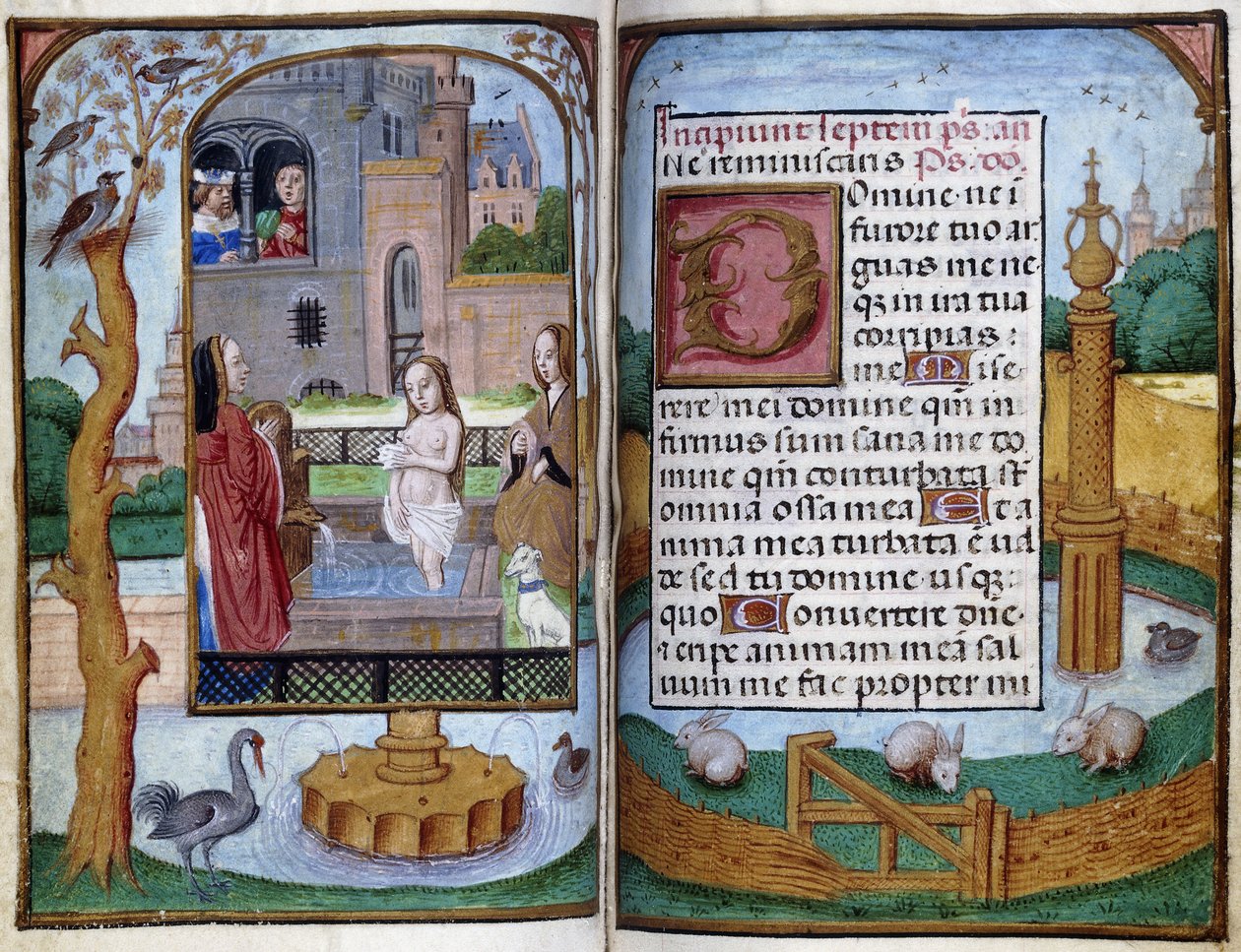 Bethsabée, c.1490 - Master of the Dresden Prayer Book