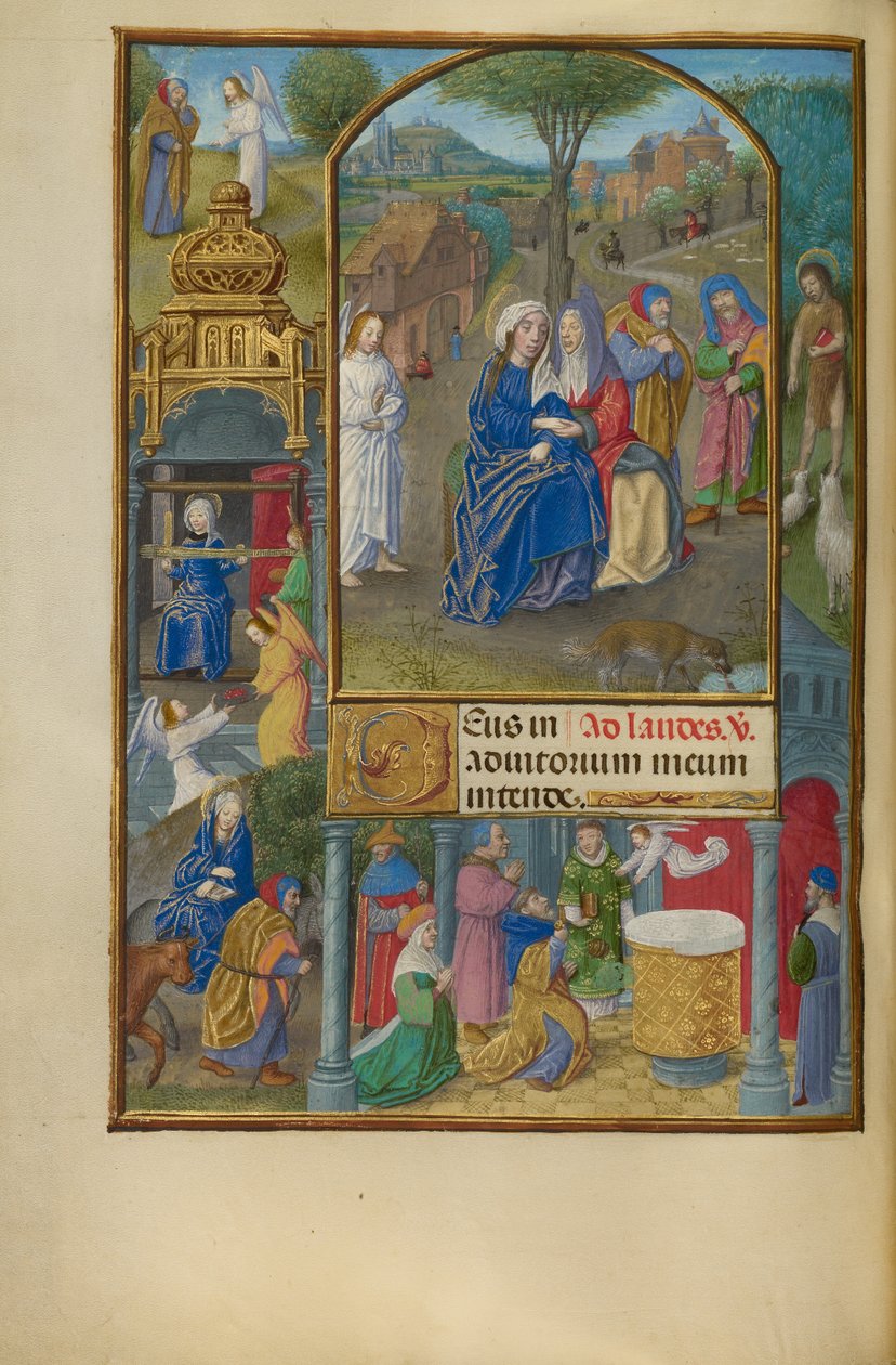La visite - Master of the Dresden Prayer Book