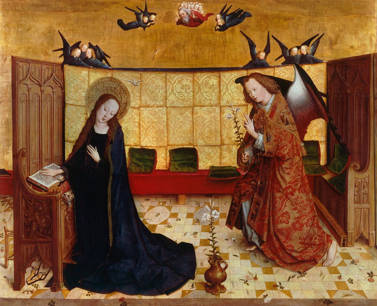 Annonciation - Master of the Life of Virgin Mary