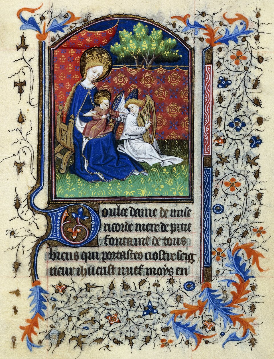 Vierge couronnée, c.1430-1440 - Master of the Munich Golden Legend