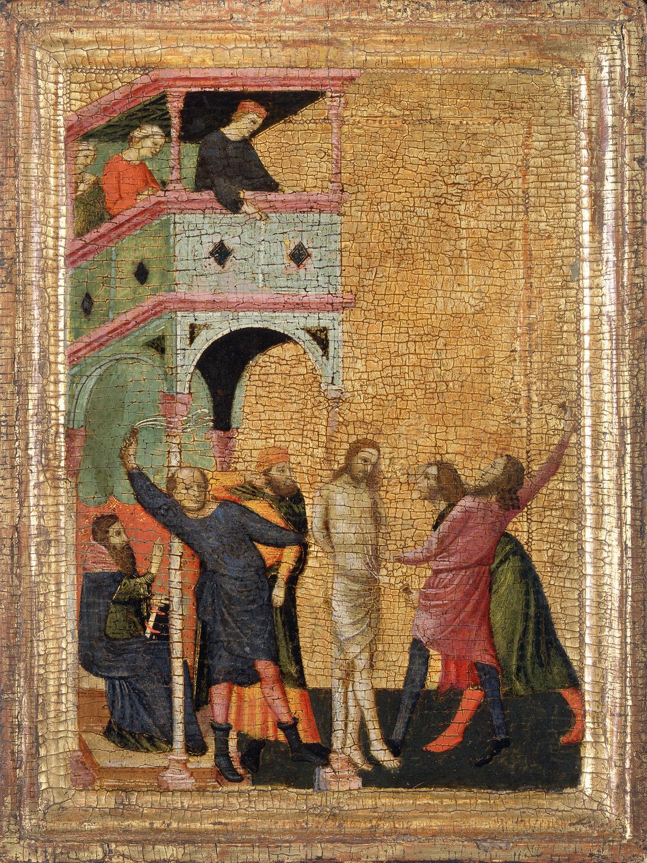 Flagellation (recto) - Master of the Poldi Pezzoli diptych