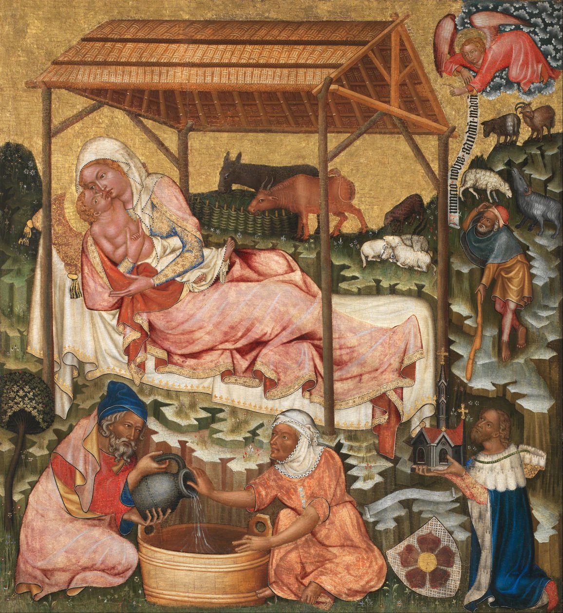 Nativité - Master of the Vyšší Brod Altarpiece