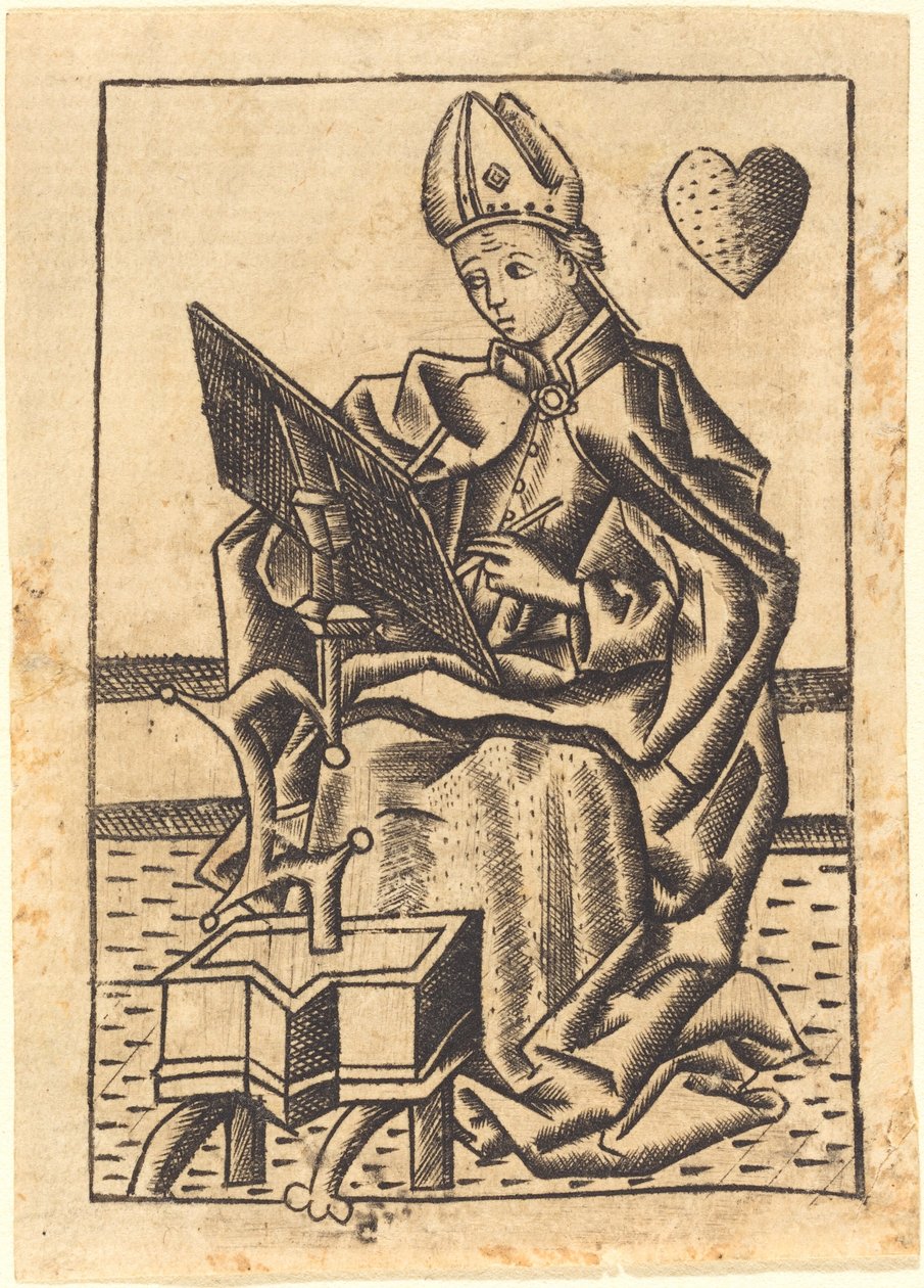 Saint Augustin - Master with the Banderoles