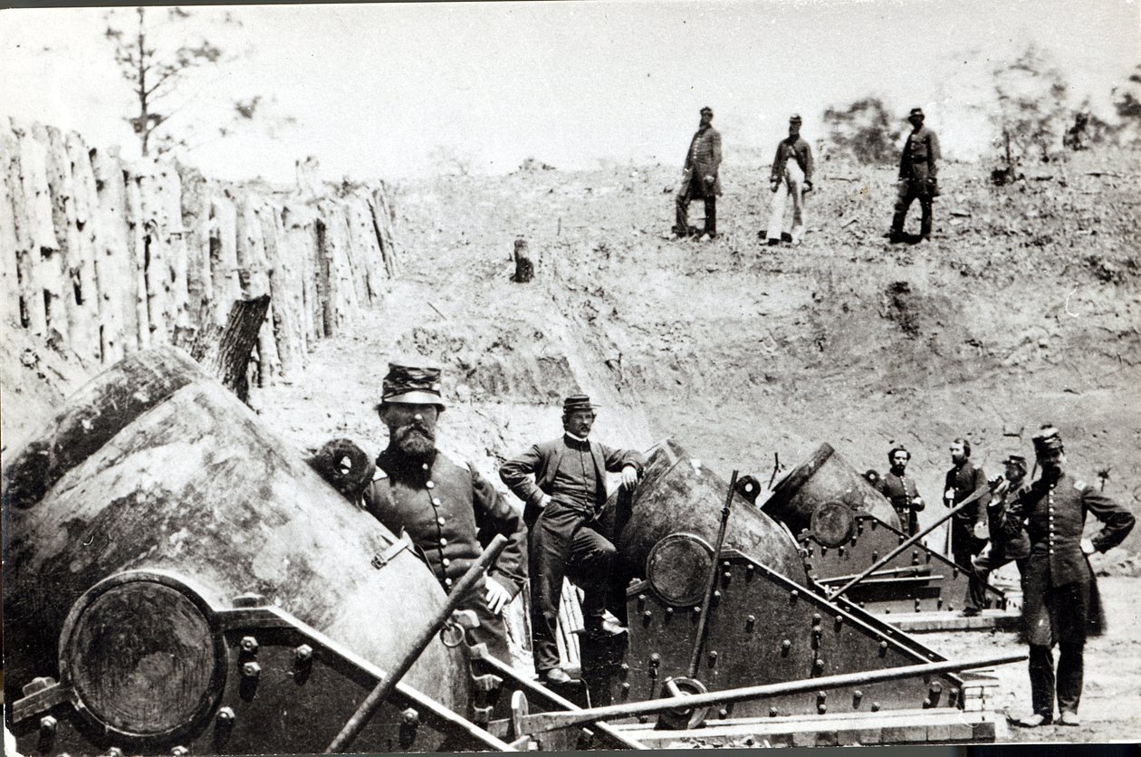 Batterie No.4 près de Yorktown, 1862 - Mathew B. Brady