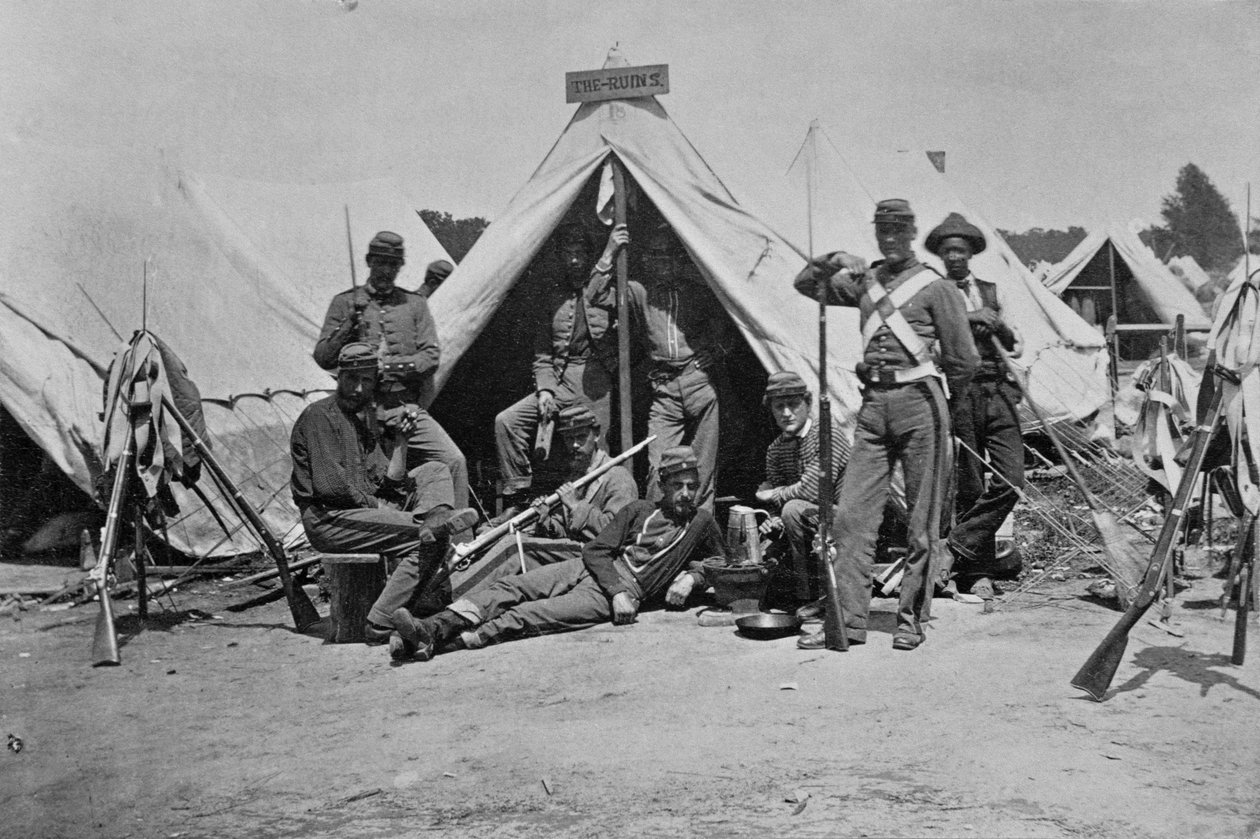 Camp Fédéral, 1862 - Mathew B. Brady