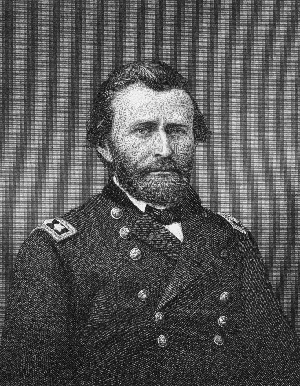 Général Ulysses Simpson Grant, gravé d