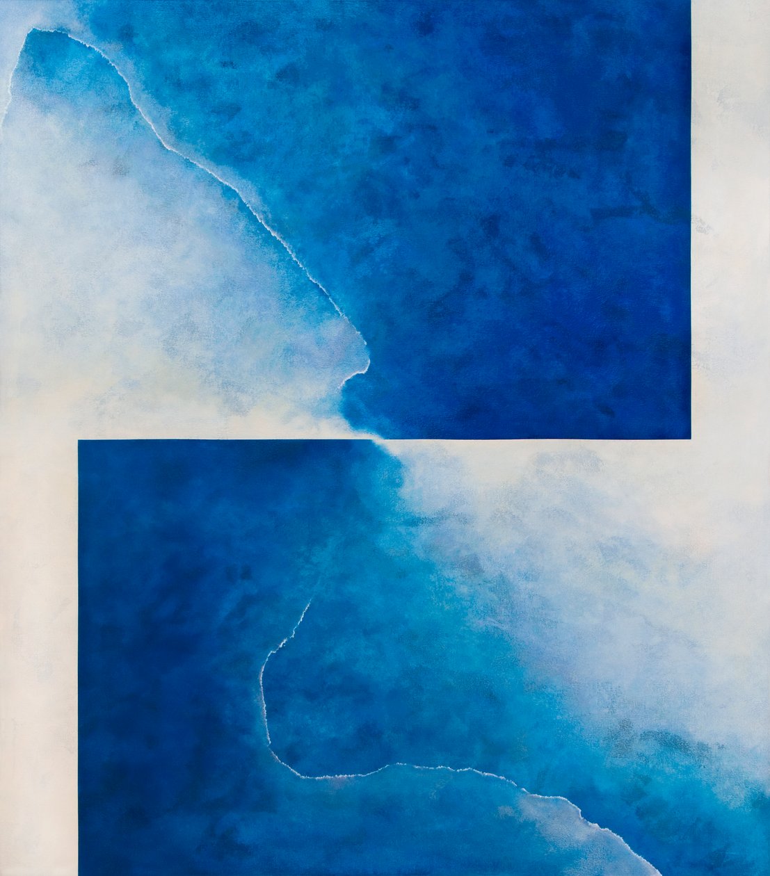 Moment damasquiné : bleu et blanc - Mathew Clum