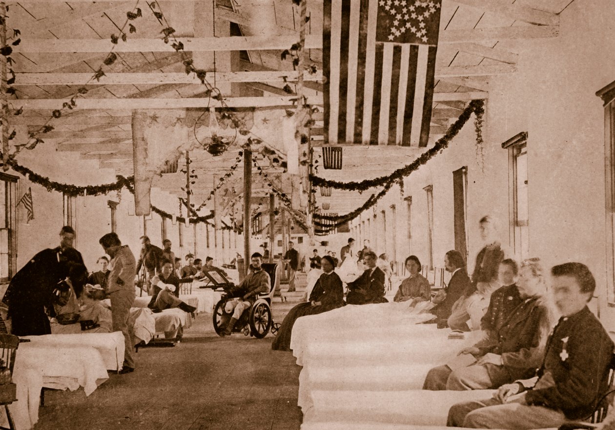 Hôpital militaire près de Washington, D.C., 1861-65 - Mathew B. Brady