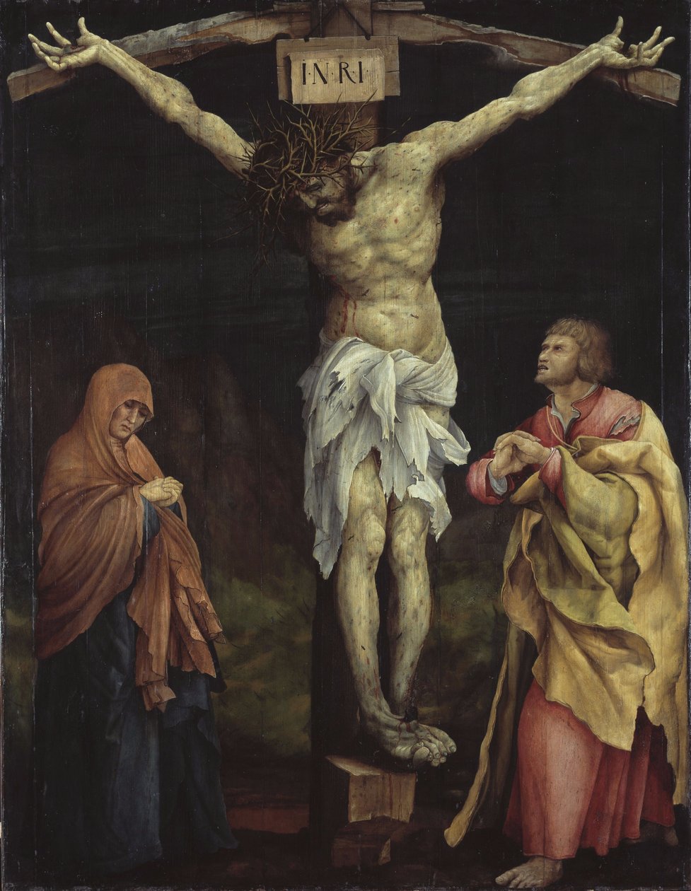 Christ en croix entre Marie et Jean - Matthias Grünewald