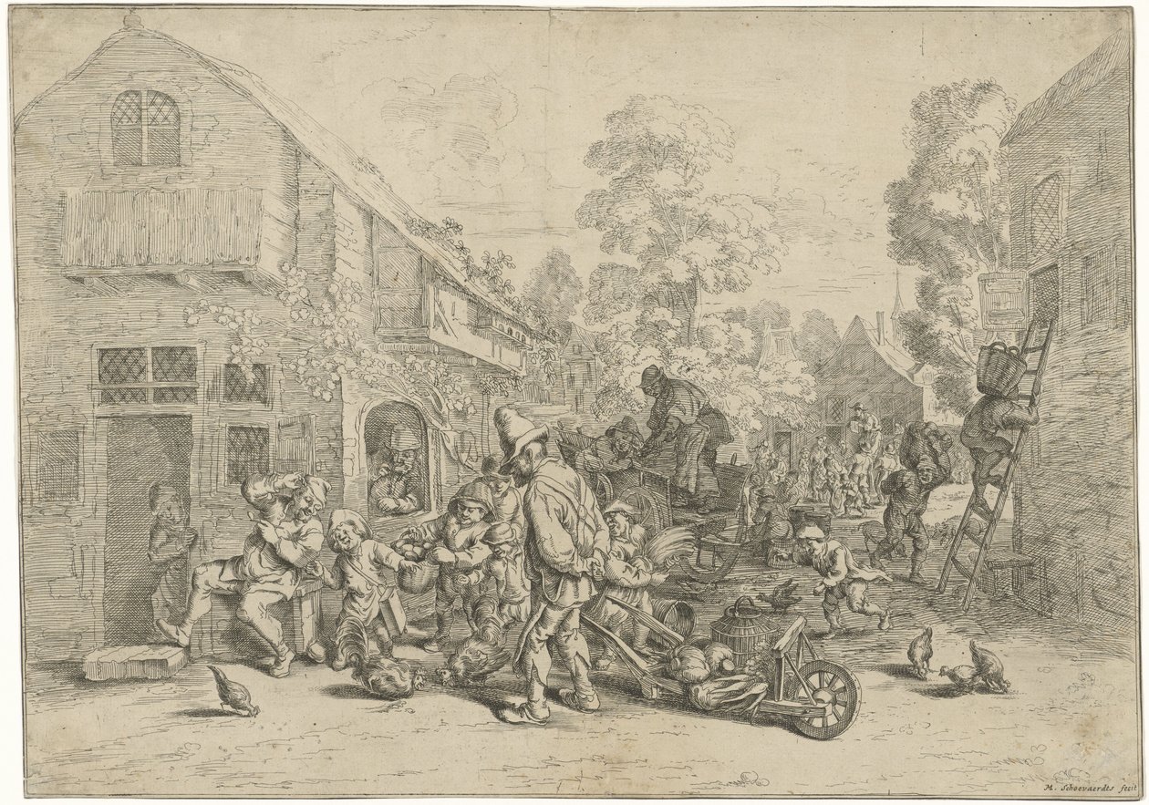 Combat de coqs - Mathys Schoevaerdts