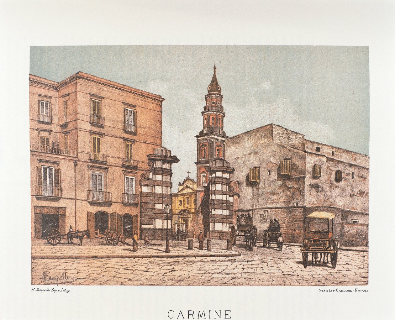 Italie, Naples, Santa Maria del Carmine - Matteo Zampella