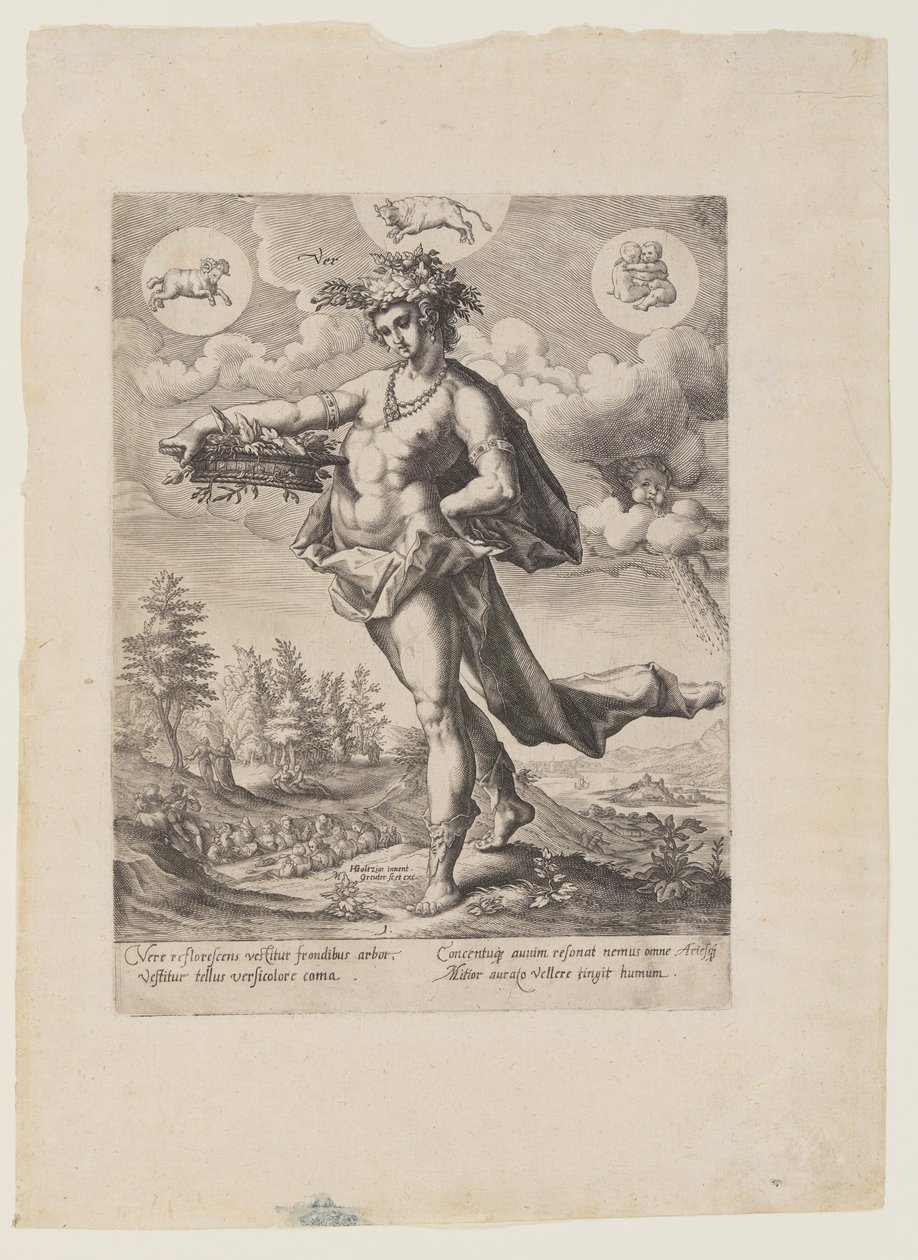Printemps, extrait des Quatre Saisons - Matthaus Greuter