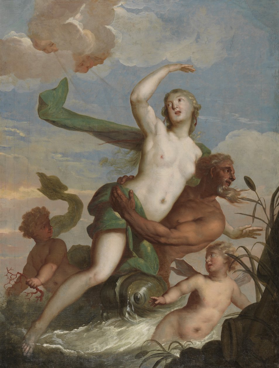 Neptune et Amphitrite - Mattheus Terwesten
