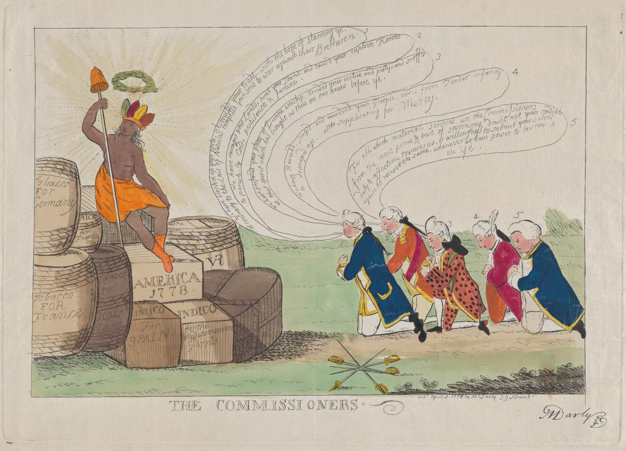 Les Commissaires, 1er avril 1778 - Matthew Darly