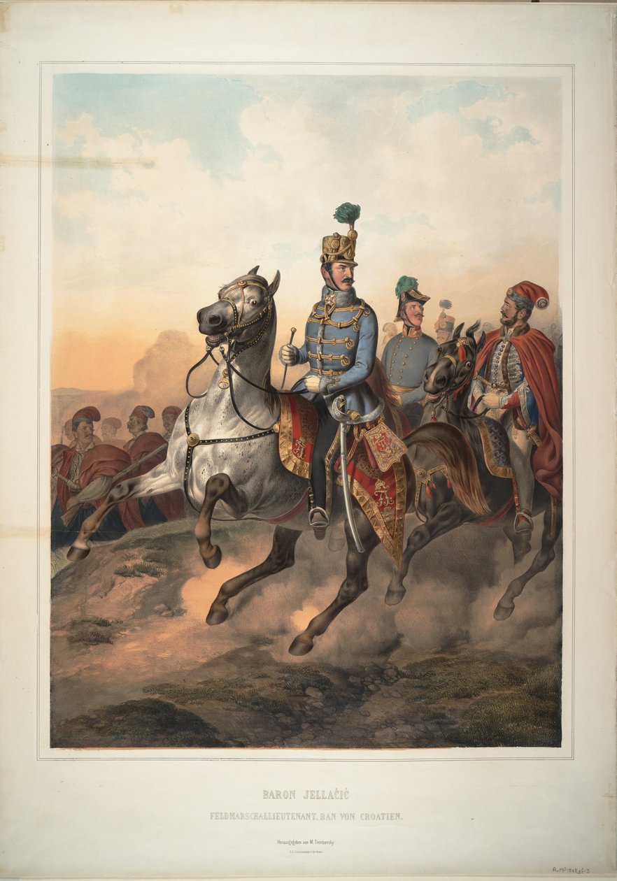 Comte Josip Jelacic de Buim, 1849 - Matthias Trentsensky