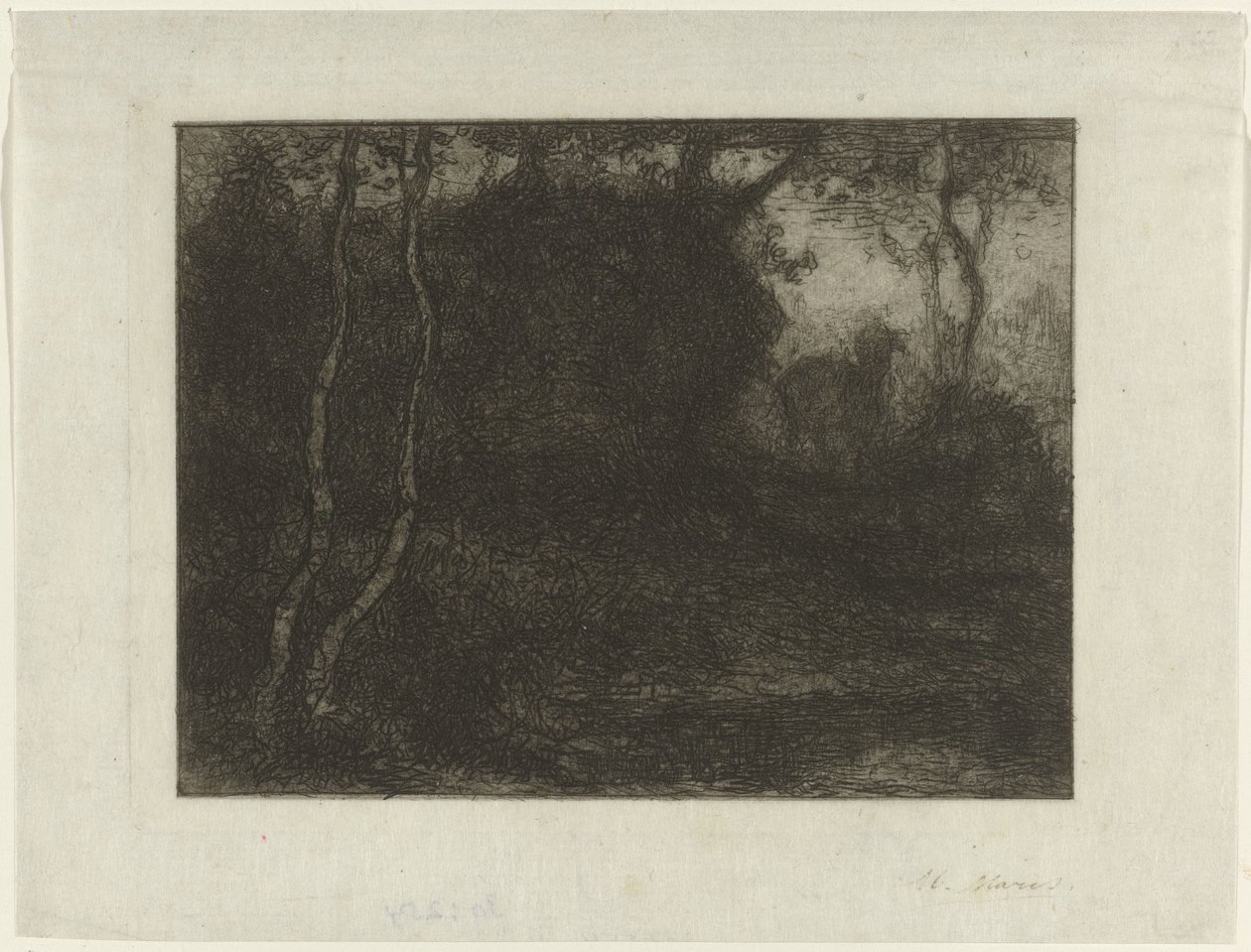 Forêt avec chevreau - Matthijs Maris