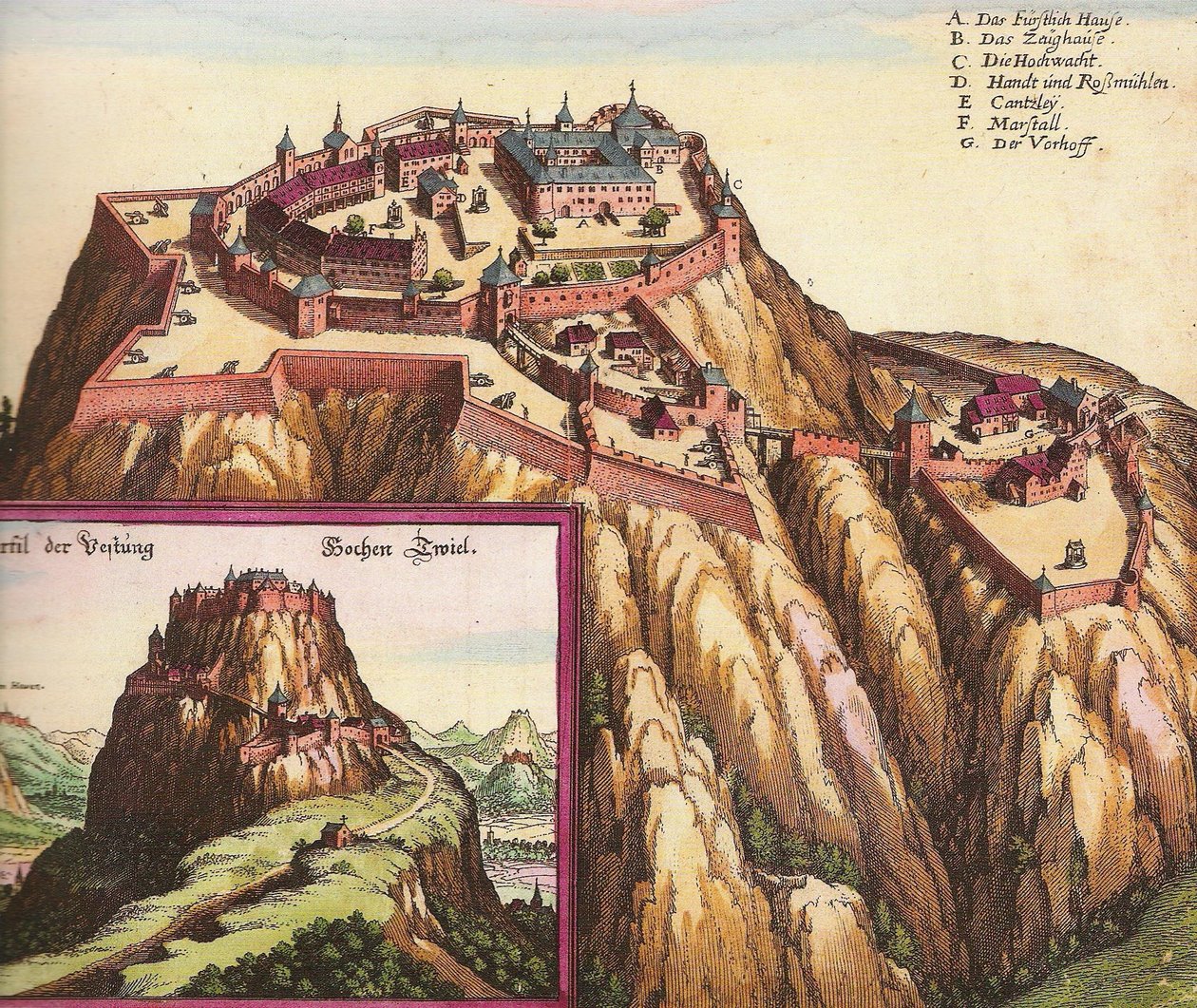 Château Hohentwiel dans le sud de l