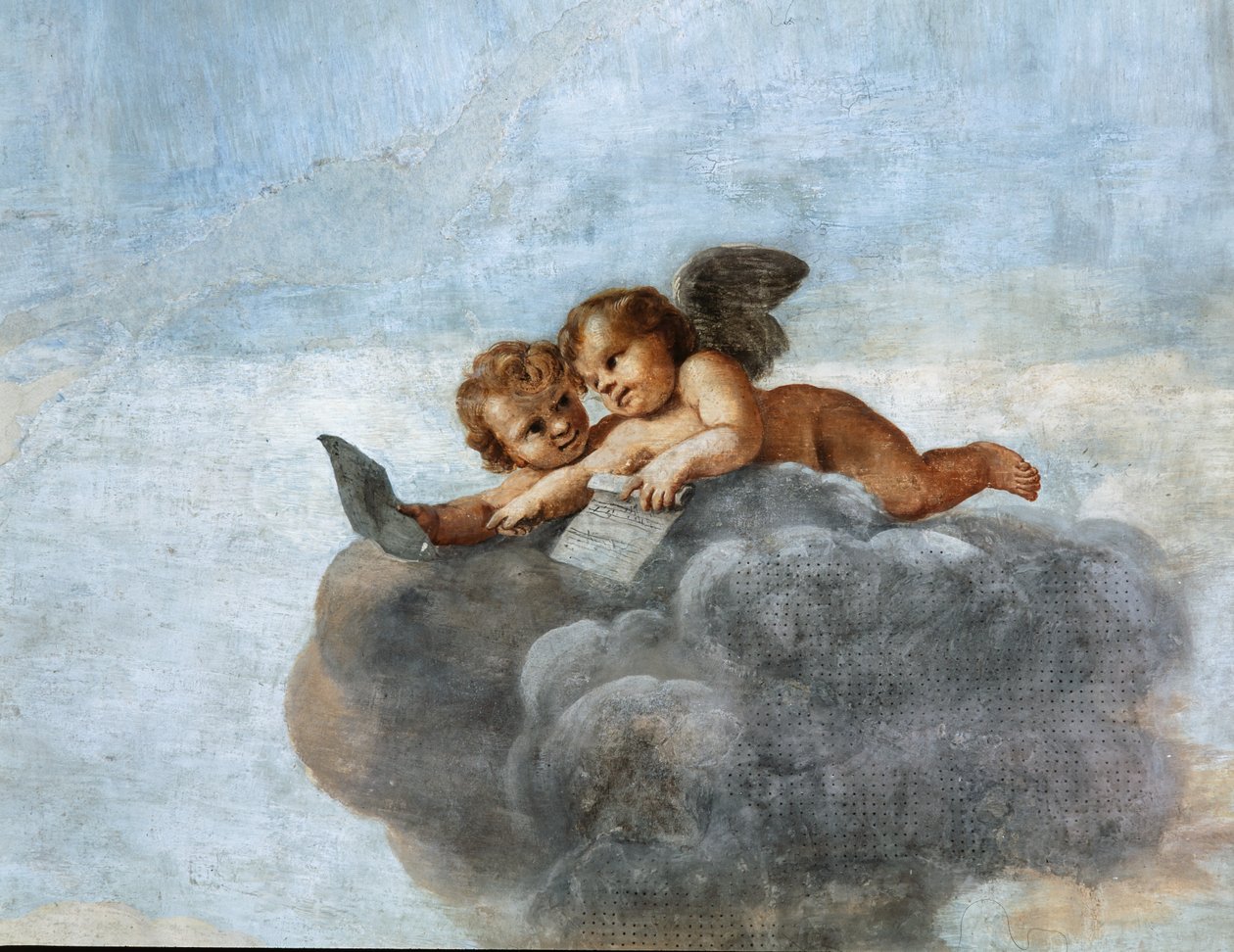 Concerts des Anges (détail) - Mattia (1613 99) Preti