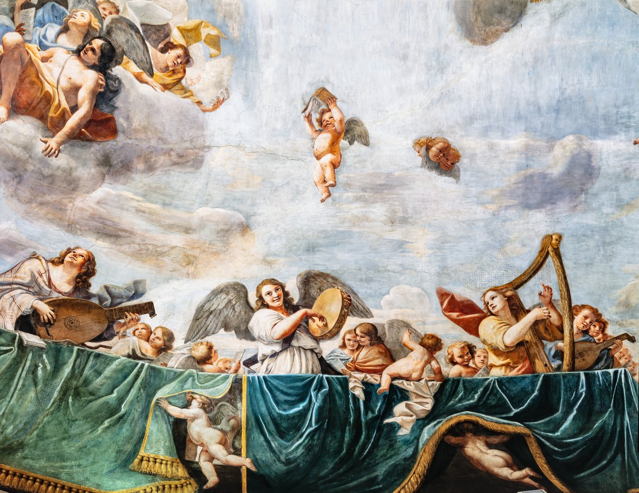 Concerts des anges (détail) - Mattia (1613 99) Preti