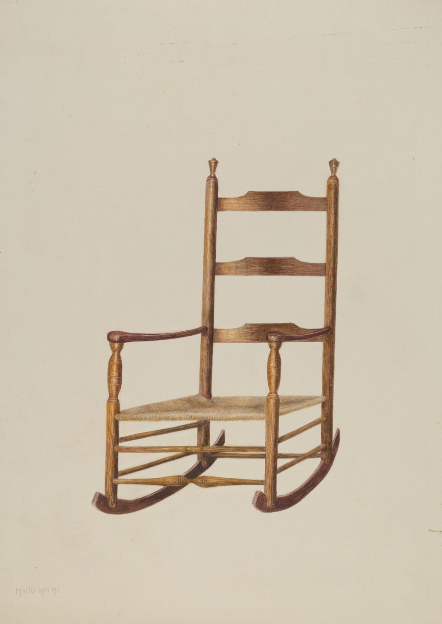 Chaise berçante - Maud M. Holme
