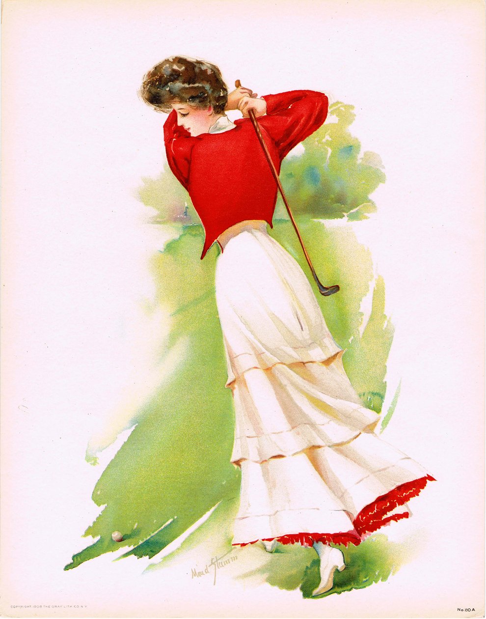 Golfeuse, 1908 - Maud Stumm