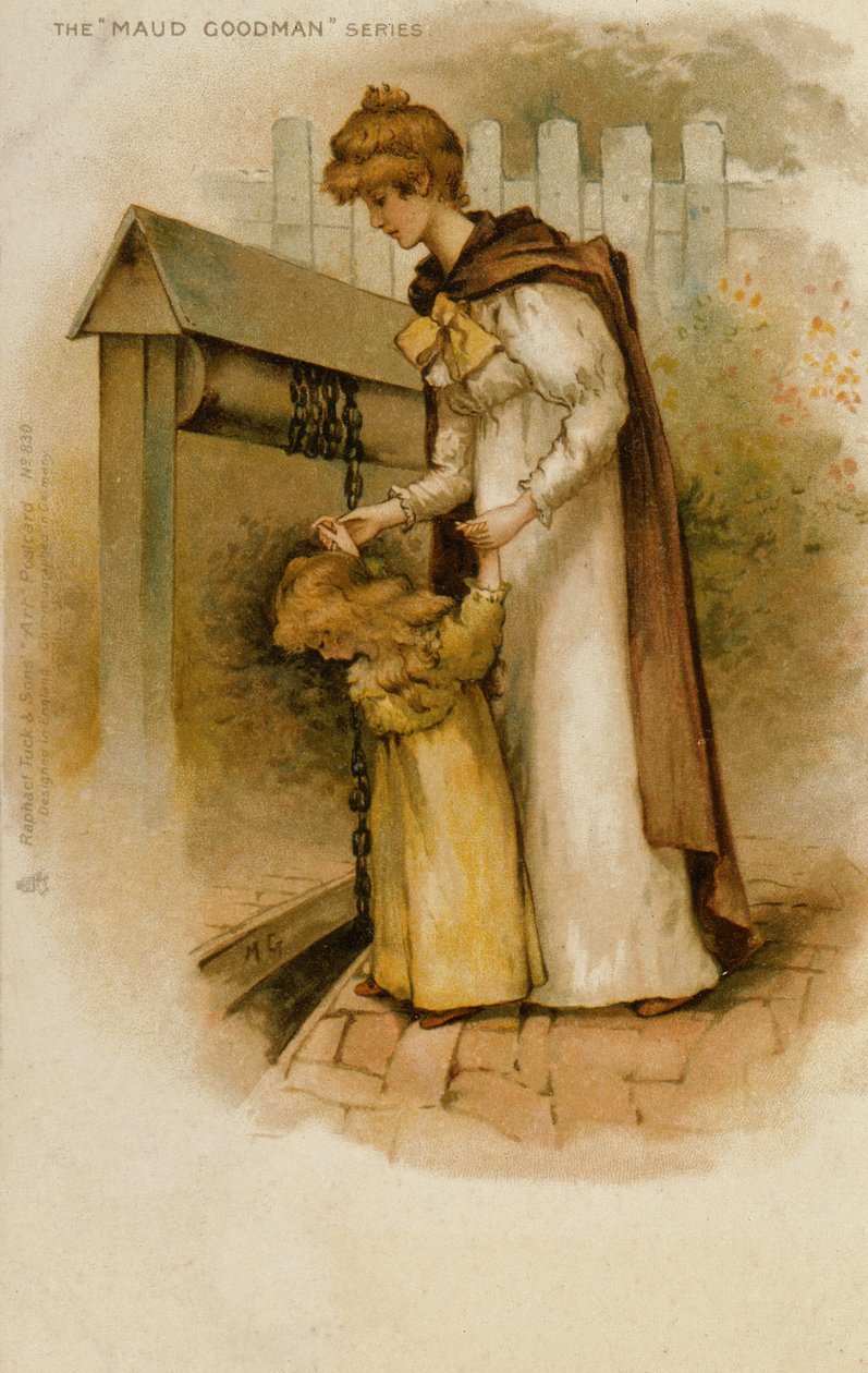 Mère et fille au puits - Maude Goodman