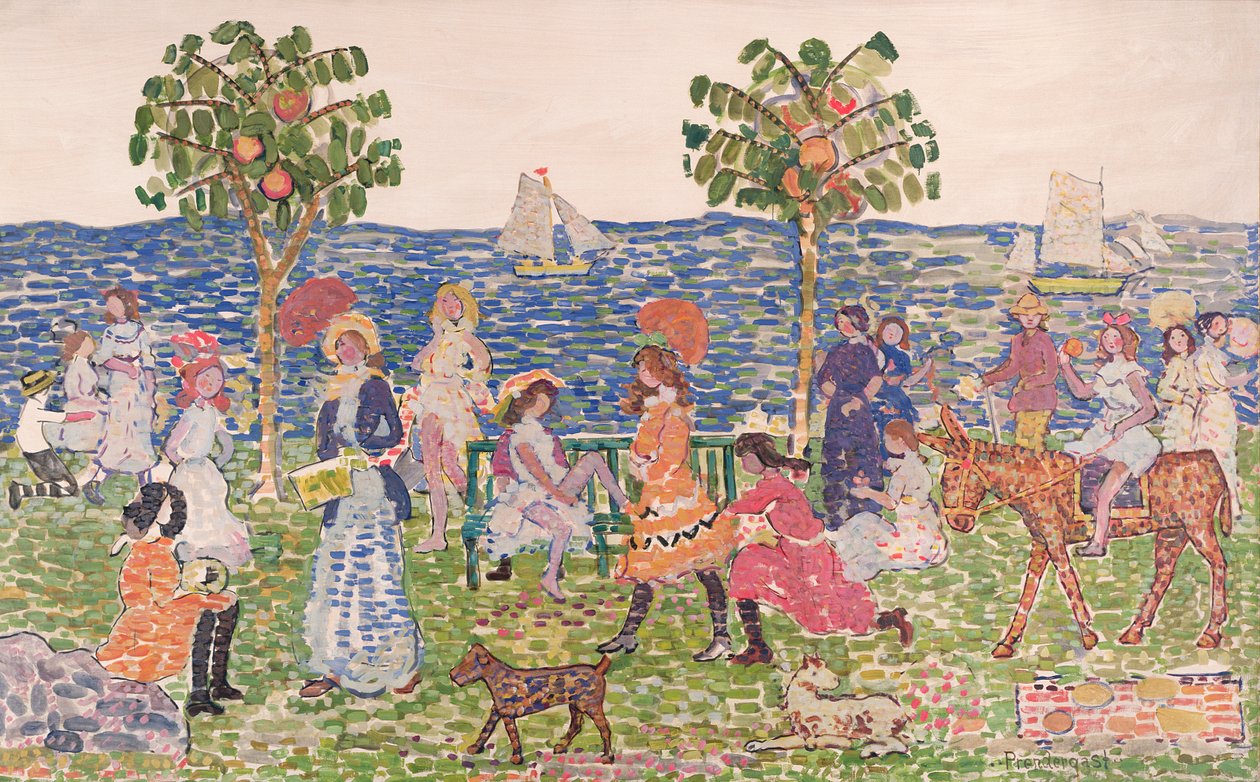 Promenade, 1914-15 - Maurice Brazil Prendergast