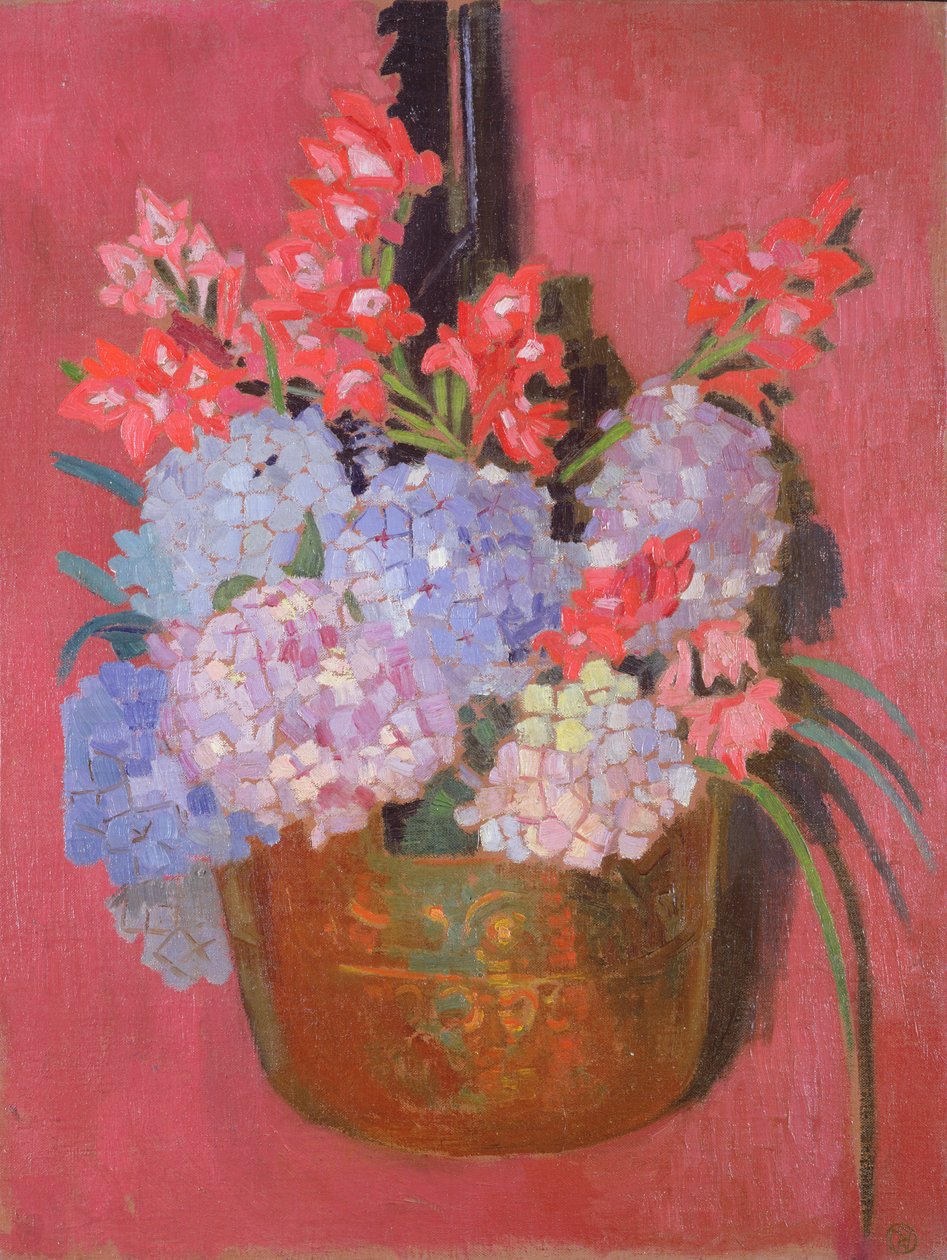 Chaudron en cuivre avec des hortensias, 1916 - Maurice Denis