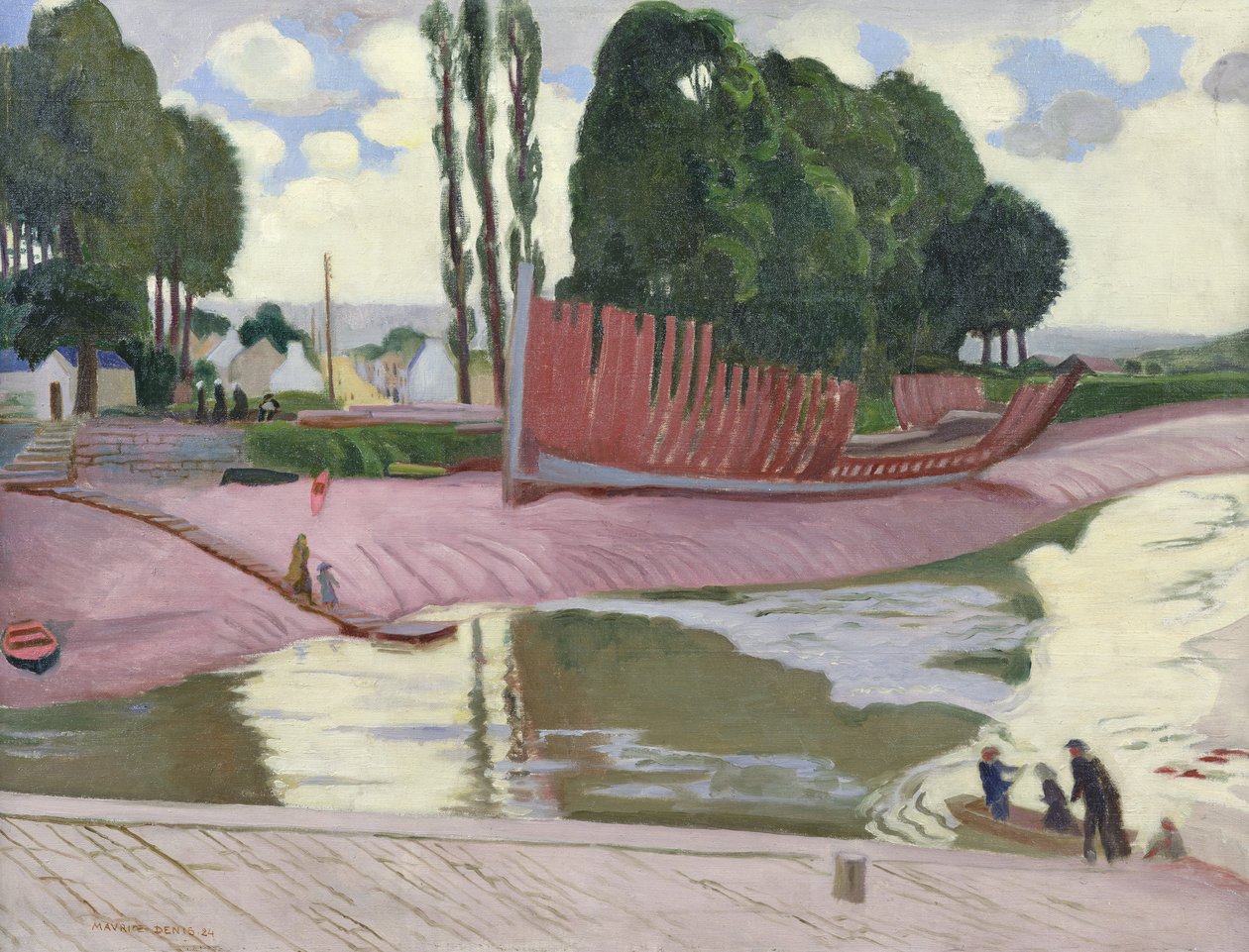 Rivière de Landerneau, 1924 - Maurice Denis