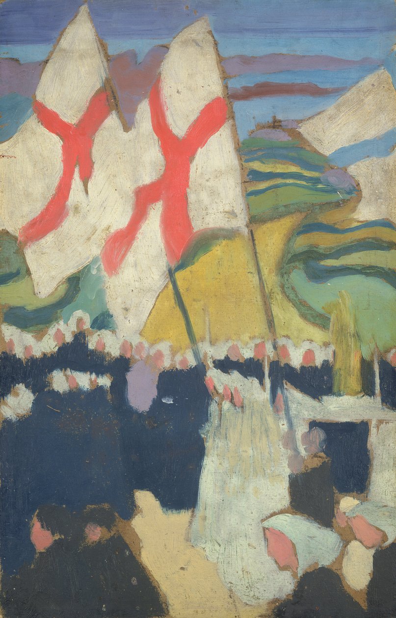 Procession des étendards à La Clarté, 1897 - Maurice Denis