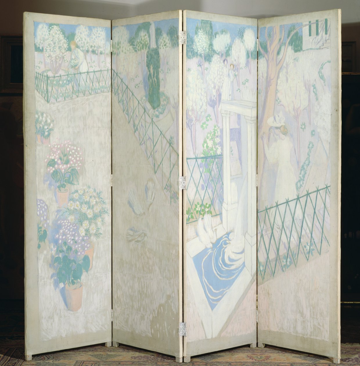 Écran avec des colombes, c.1896 - Maurice Denis