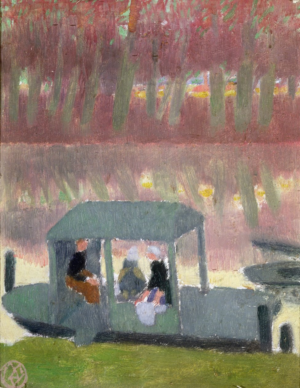 Le Bateau-Lavoir à Port-Marly, 1890 - Maurice Denis