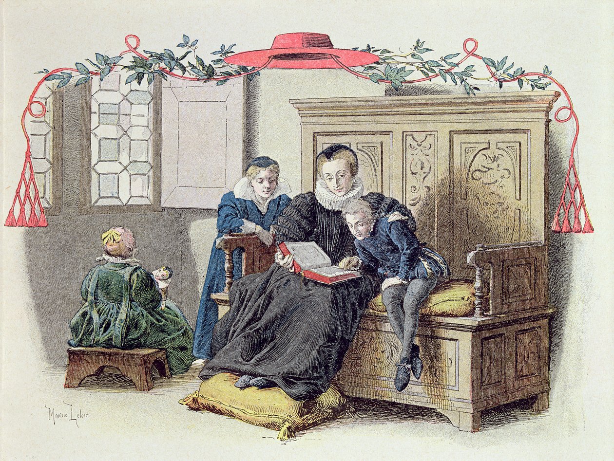Armand-Jean du Plessis, Cardinal Richelieu (1585-1642) enfant, illustration d