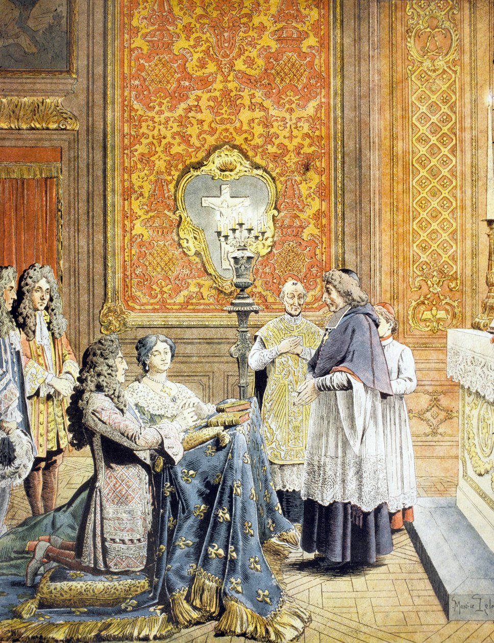 Mariage secret entre le roi Louis XIV et Françoise d