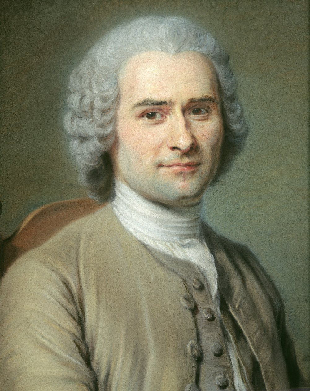 Portrait de Jean Jacques Rousseau (1712-78) - Maurice Quentin de La Tour