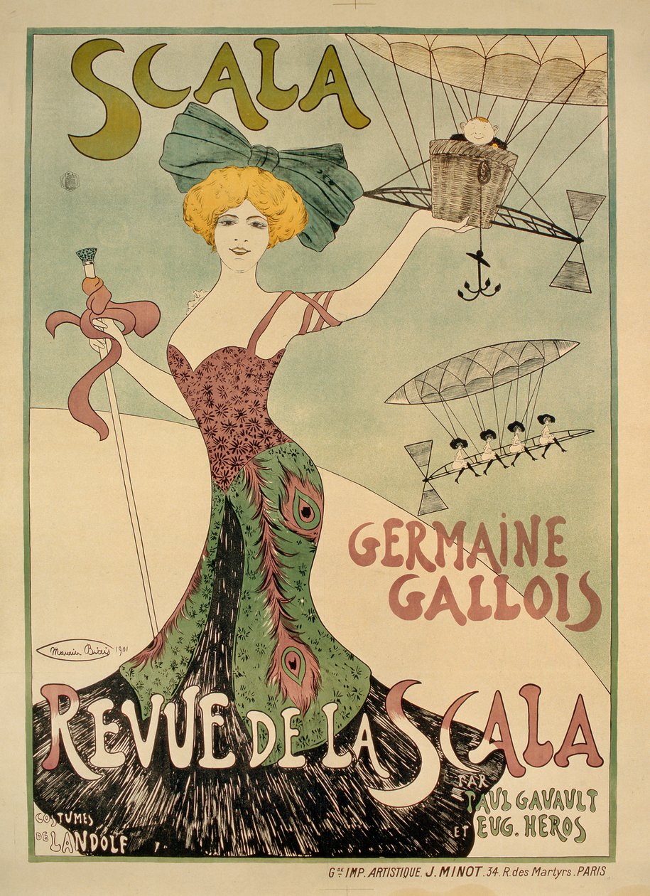 Affiche de la Revue de la Scala, 1901 - Maurice Biais