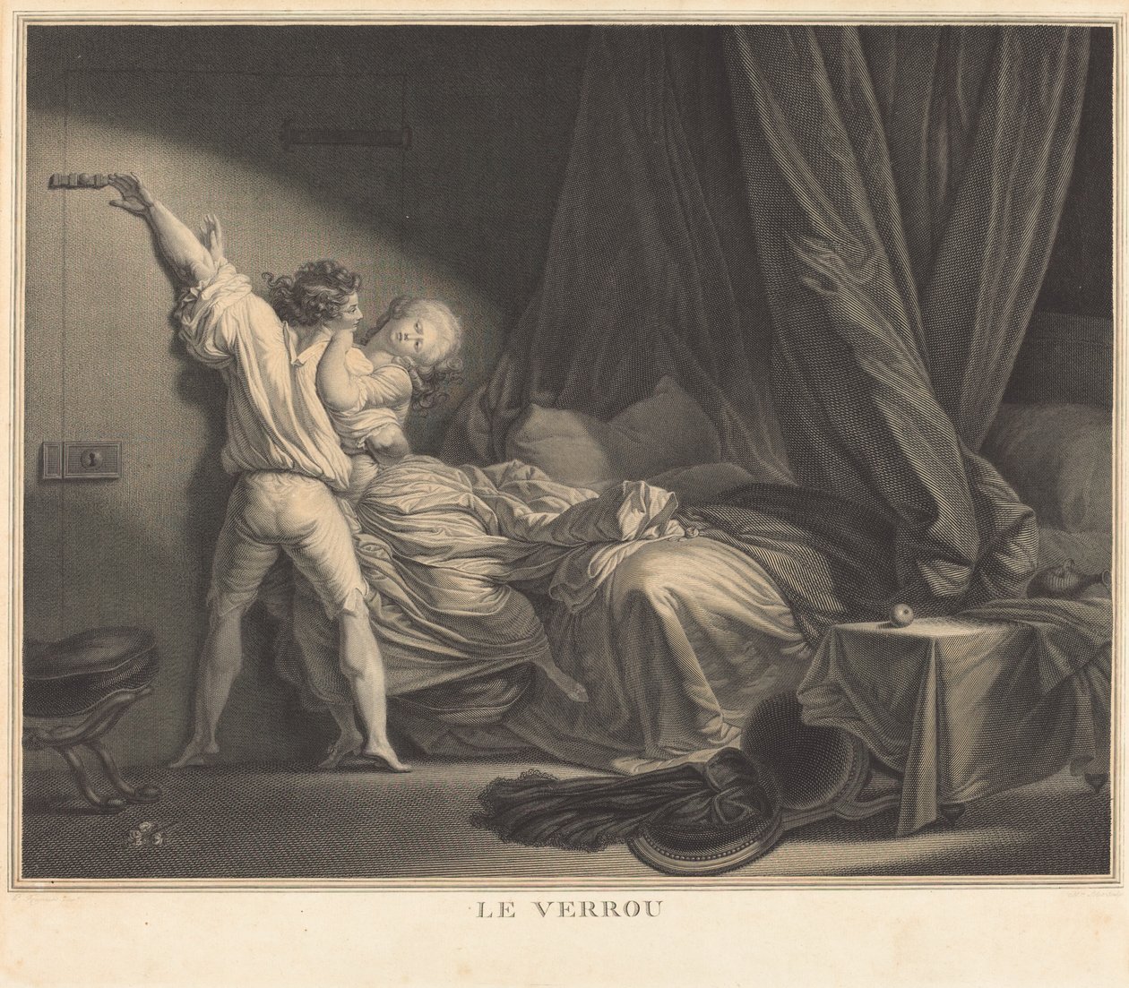 Le Verrou - Maurice Blot after Jean Honoré Fragonard