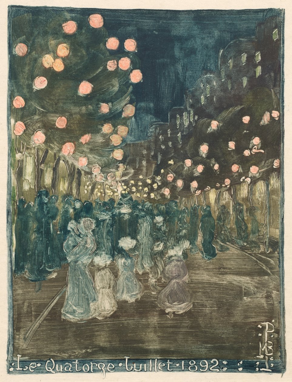 Fête nationale, 1892 - Maurice Brazil Prendergast