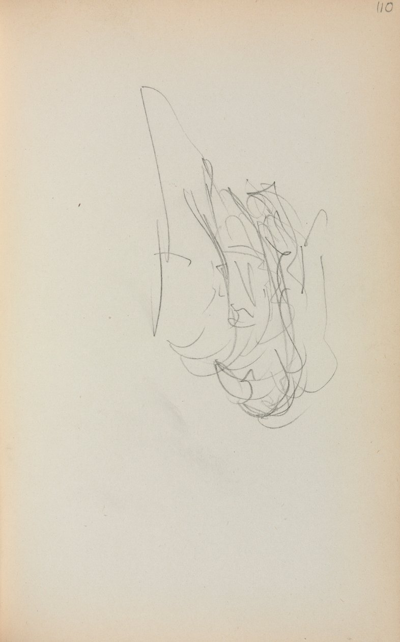 Carnet de croquis italien : Gondole page 110, 1898-1899 - Maurice Brazil Prendergast